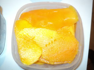 Slices of Fresh Mango