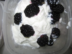 Fage & Blackberries