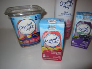 Crystal Light Comes in a Variety of Flavors and Sizes